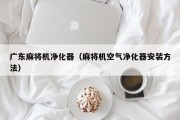 广东麻将机净化器（麻将机空气净化器安装方法）