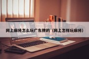 网上麻将怎么玩广东牌的（网上怎样玩麻将）