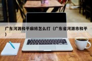 广东河源和平麻将怎么打（广东省河源市和平）