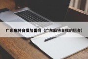 广东麻将自摸加番吗（广东麻将自模的组合）