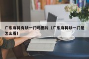 广东麻将有缺一门吗图片（广东麻将缺一门是怎么看）