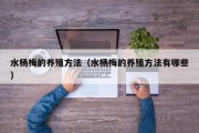 水杨梅的养殖方法（水杨梅的养殖方法有哪些）