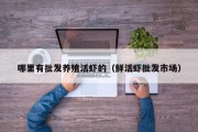 哪里有批发养殖活虾的（鲜活虾批发市场）